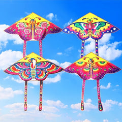 Butterfly Kite Cartoon Long Tail Dance Decoration Props