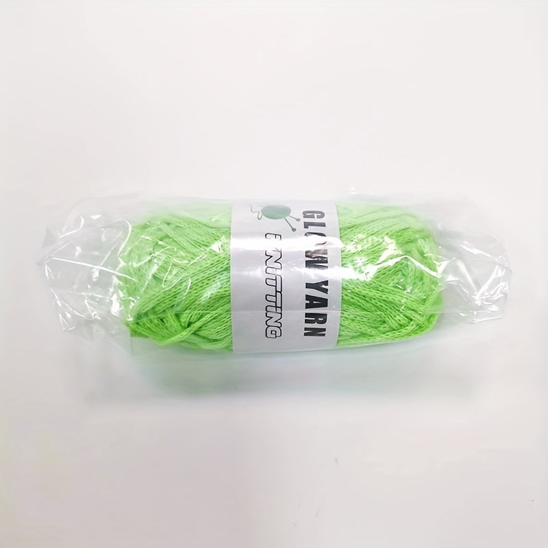 Glow in the Dark Polyester Yarn for Crocheting/Knitting