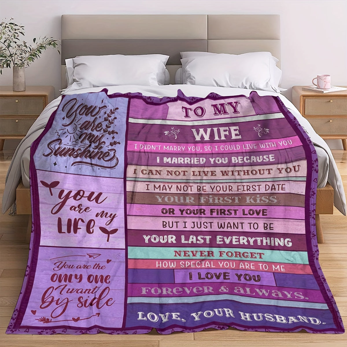 Digital Printed Flannel Warm Throw Blanket for All Seasons