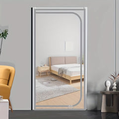 Reinforced Screen Door with Zipper - Keep Small Animals In