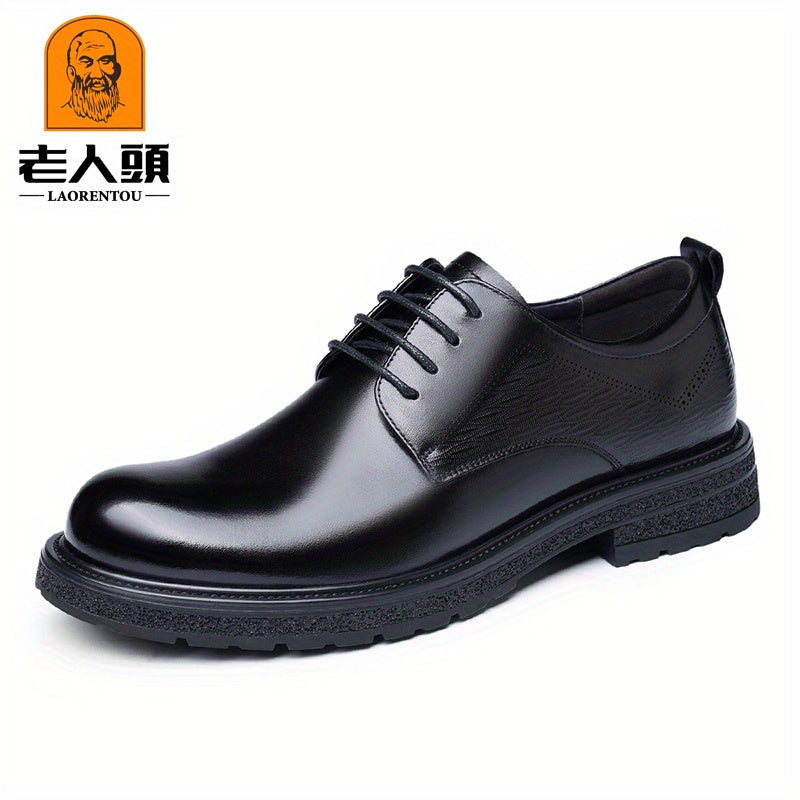 LAORENTOU Men Leather Loafer Shoes Lightweight Dress Shoes