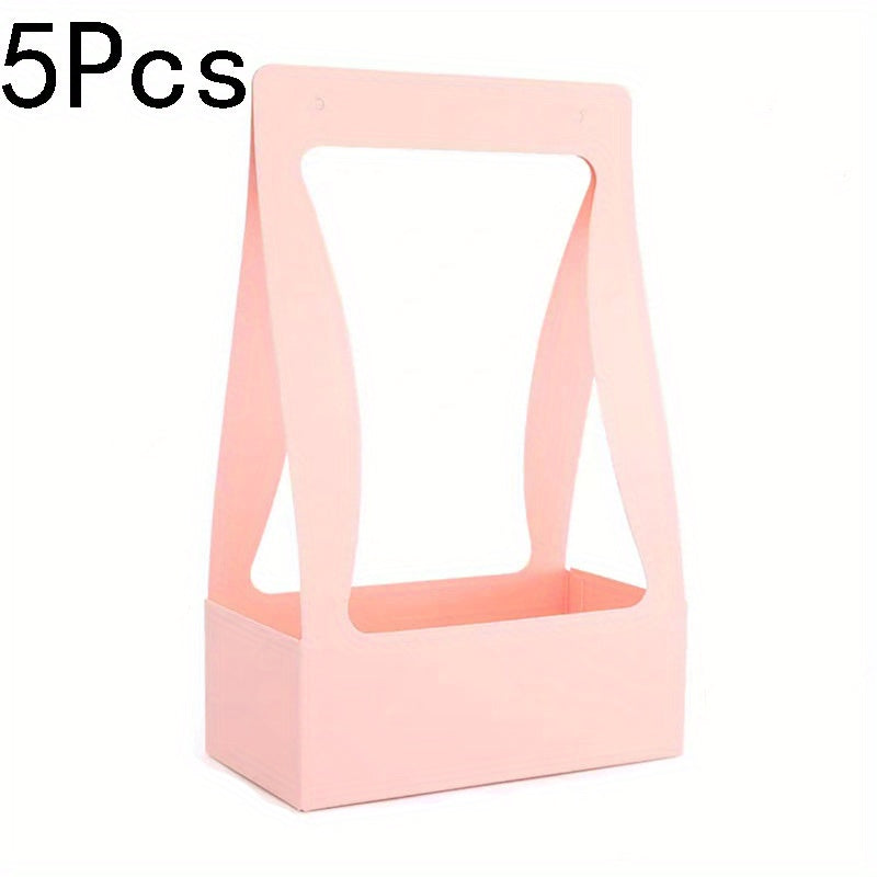 Waterproof Handheld Flower Basket Paper Box Flower Packaging