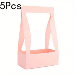 Waterproof Handheld Flower Basket Paper Box Flower Packaging