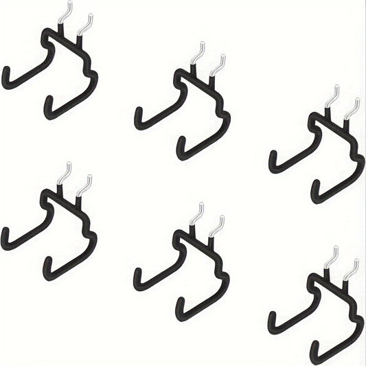 6pcs Nail Plate Drilling Racks Nail Plate Hanging Hooks Nail Plate Storage Rack