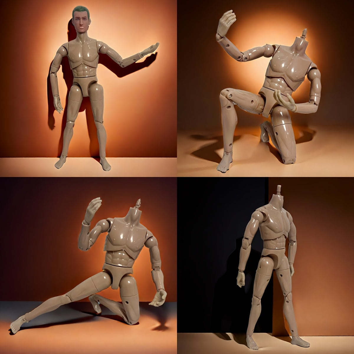 29cm Articulated Male Model Doll Joint Movable Poseable for Fantasy Comics
