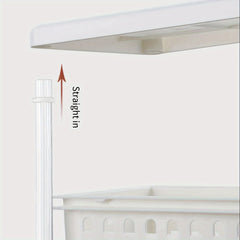 Plastic Drawer Storage Rack - Ideal for Kitchen, Living Room, and Bedroom