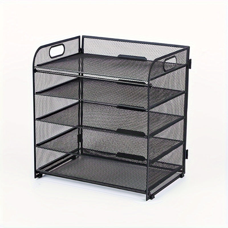 Desktop File Storage Rack for Office and Study