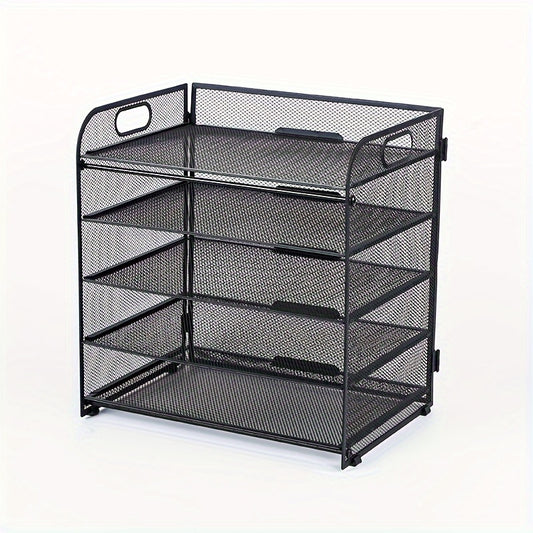 Desktop File Storage Rack for Office and Study