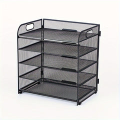 Desktop File Storage Rack for Office and Study