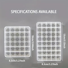 Marker Pen Storage Box Plastic Organizer 30 40 Grids Transparent Box