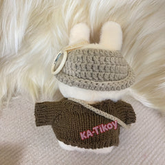 17Cm Doll Clothes Set: Hats, Bags, Clothes - No Dolls