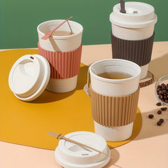 Portable Leakproof Coffee Cup for Outdoor and Home Use