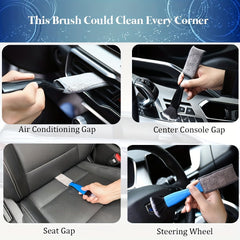 Double Head Car Clean Brush Set
