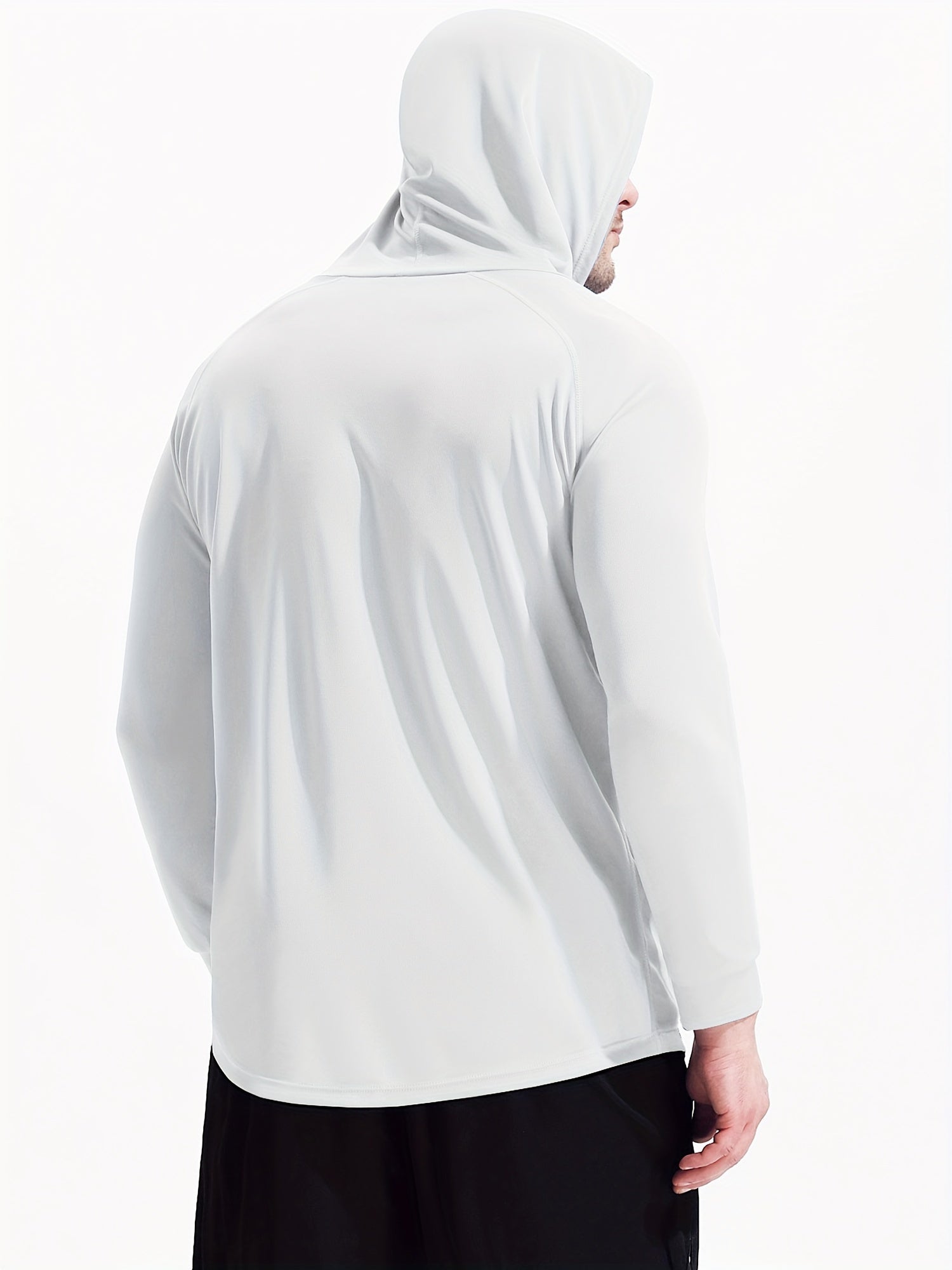Men's Loose Casual Hooded Shirt for Training Fitness Gym