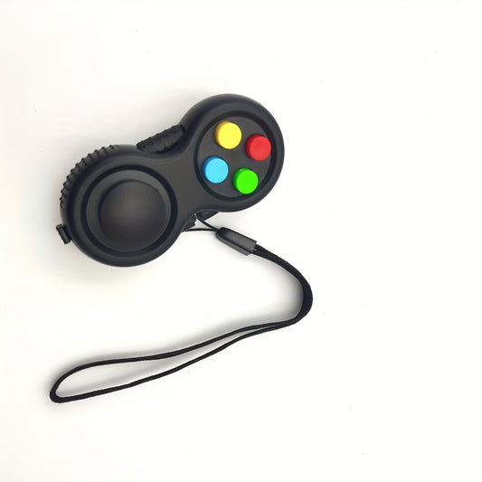 Fidget Controller Stress Relief Toy with Colorful Buttons for Relax & Focus