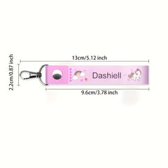 Customized Hanging Buckle And Rope Pendant For Name - Waterproof PU Leather