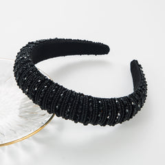 Vintage Baroque Beads Headband for Women Girls