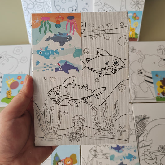 Kids Drawing Kit with Doodle Board - Beginner Sketching Set for Outdoor Fun