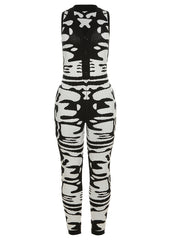 Women's Sexy Bodycon Knitted Jumpsuit Sleeveless