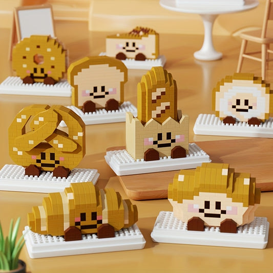 DIY Bread Series Pretzel Building Blocks Ornament