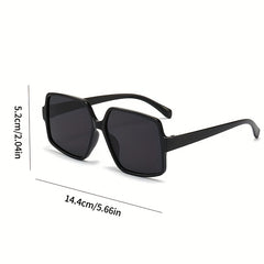 Y2K Large Square Sunglasses Jelly Glasses UV400
