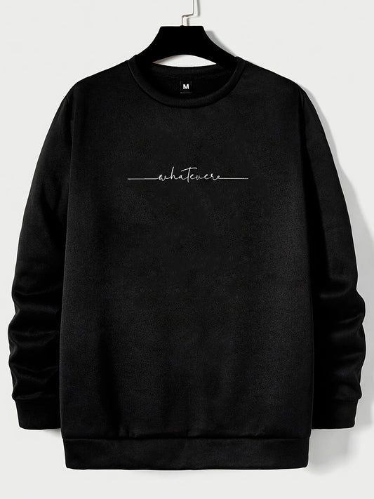 Graphic Round Neck Sweatshirt for Men