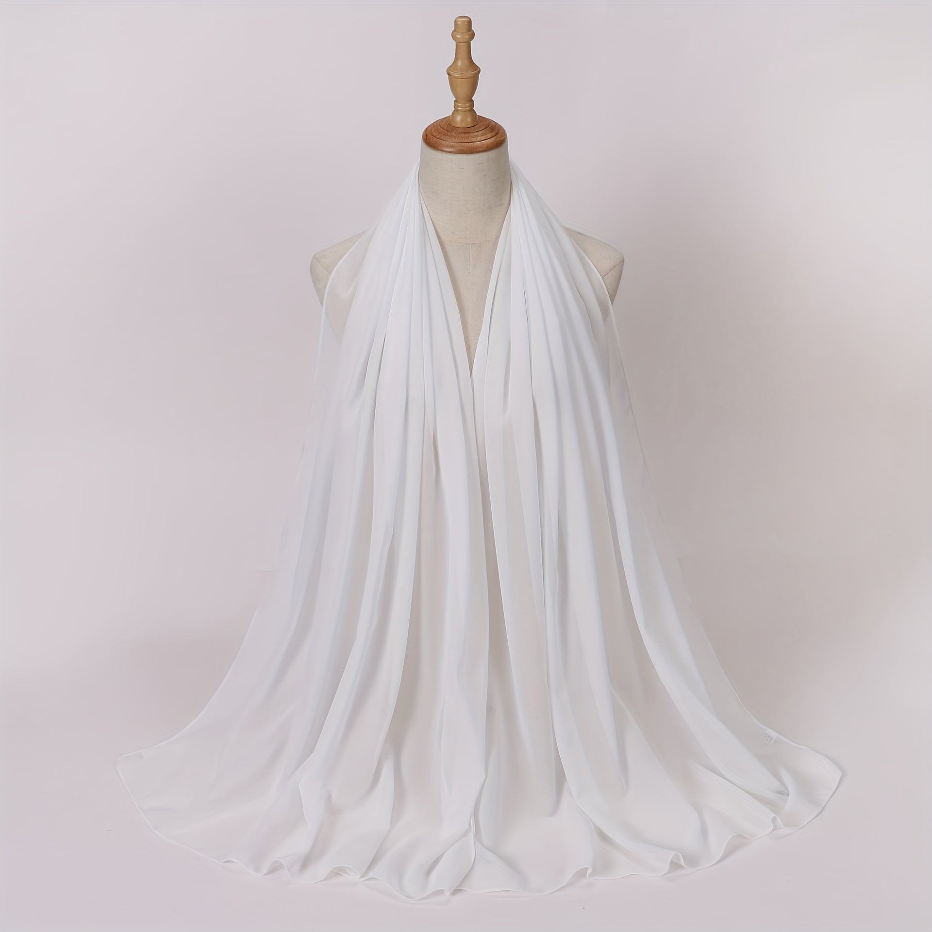 Chiffon Scarf Hijab Shawl Casual Head Wrap Turban Windproof Outdoor Travel