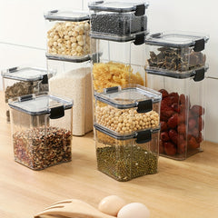 Clear Airtight Food Storage Containers with Lids for Fresh Keeping