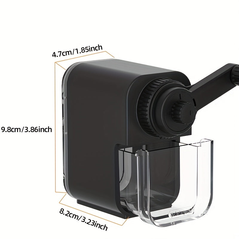Manual Pencil Sharpener w/ Strong Helical Blade for Students Classroom Home
