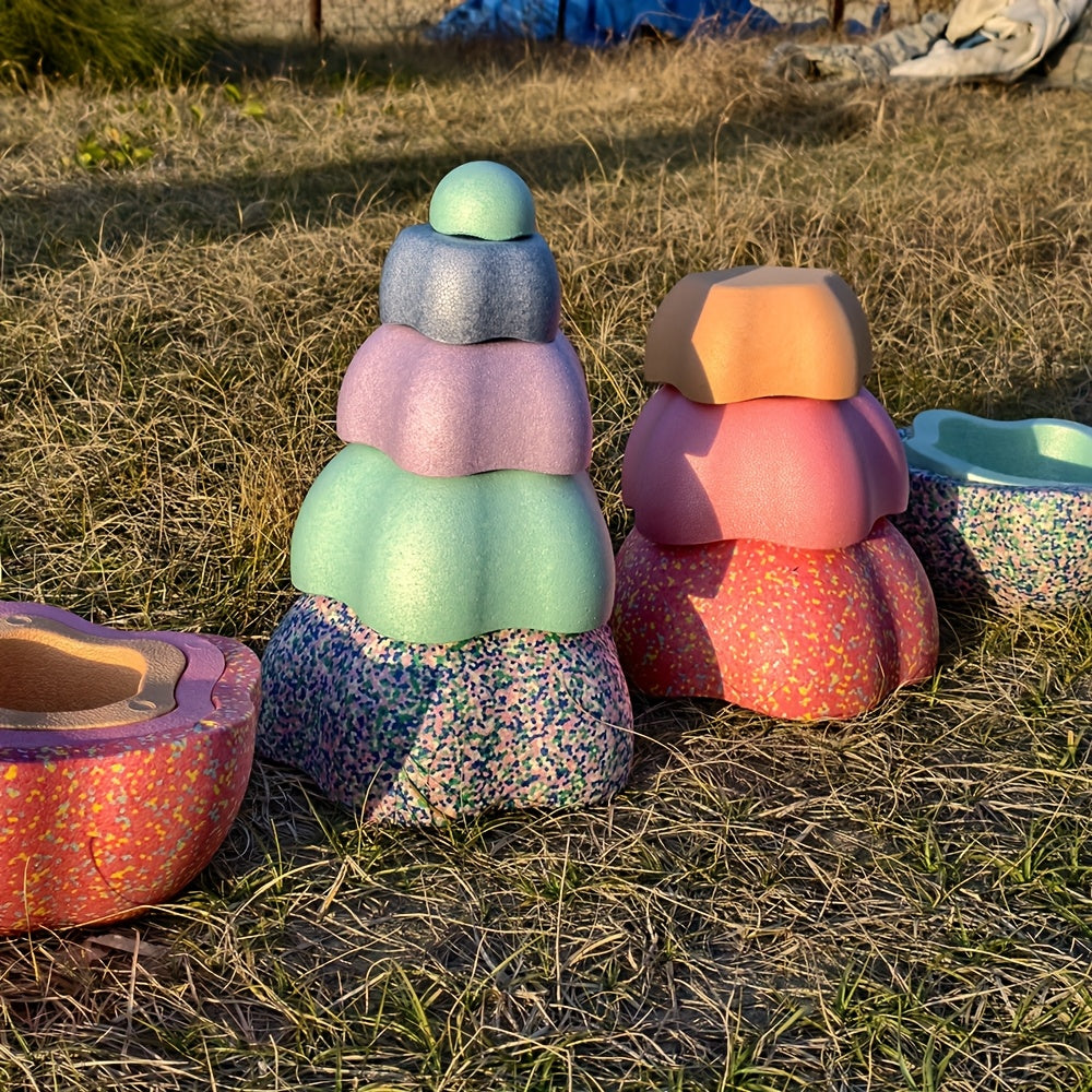 Flower Shaped Stacking Blocks for Kids - Ideal for Beach & Water Play