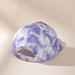 Tie Dye Y2K Baseball Cap Sports Sun Hat Men Dad Hats