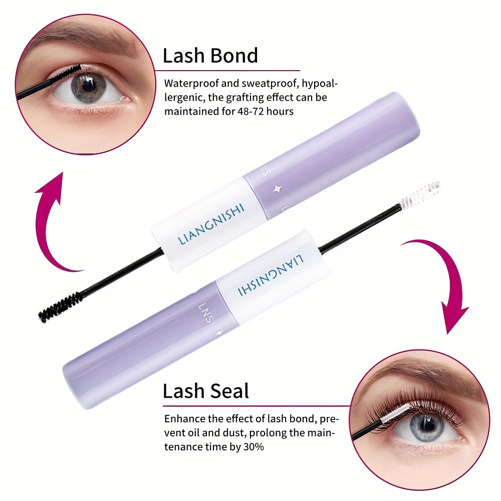 Waterproof DIY False Eyelash Extension Glue Strong Gentle Dark Lash Adhesive