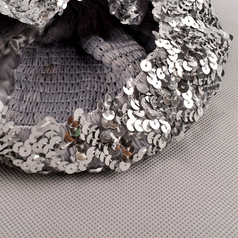 Sequins Beret Hip Hop Painter Cap Beanie Hat