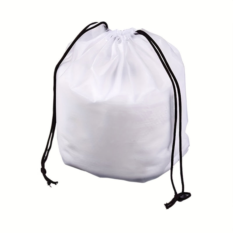 10 Pcs Transparent Shoes Storage Bags Lightweight Drawstring Bags For Travel