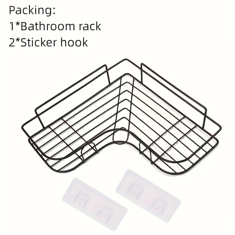 Stylish Metal Bathroom Shelf Rack