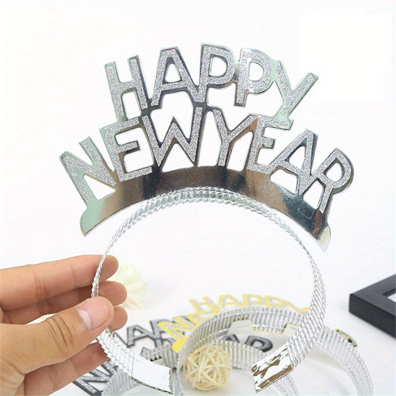 Happy Year Paper Headband Christmas Party Hairbands