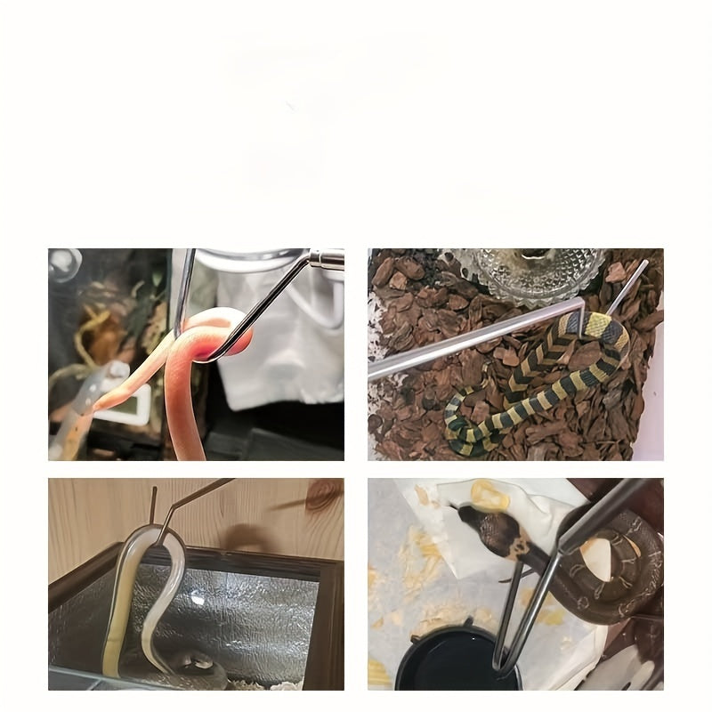 Stainless Steel Snake Hook Retractable Extendable Catcher