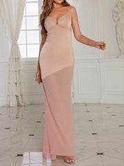 Women's Sexy Backless Bodycon Long Dress