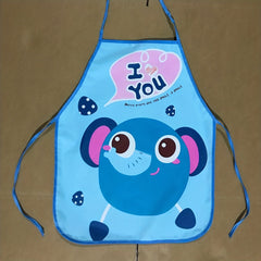 Cartoon Apron Housework Bib Painting Waterproof Sleeveless Blouse