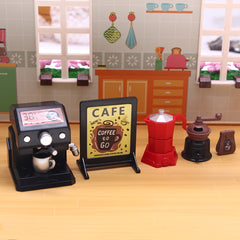 Dollhouse Coffee Series Model OB11 Micro Scene Props Accessories