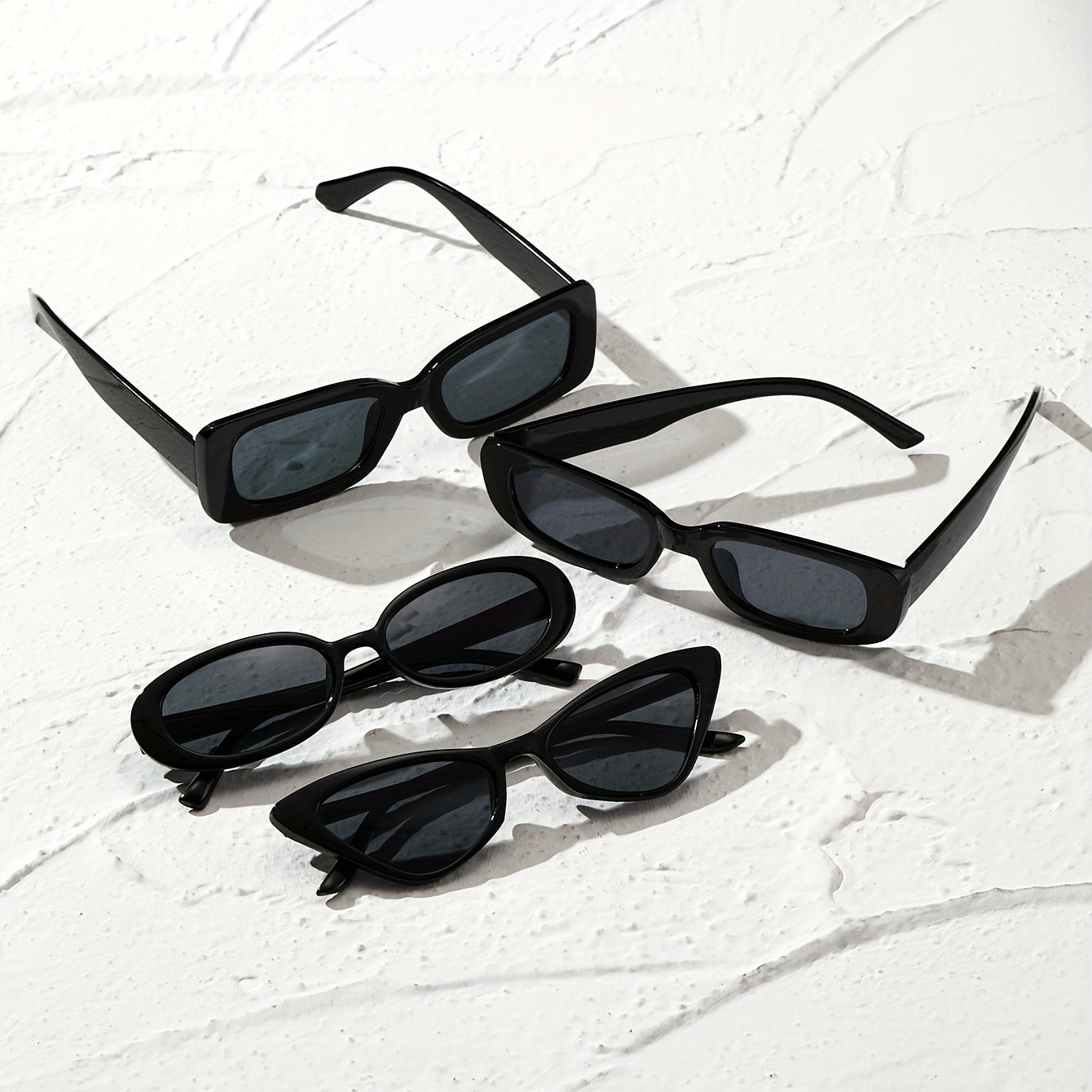4 Pairs Sunglasses UV400 Sun Shades for Women Men