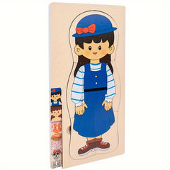 Human Body Structure Wooden Puzzle Children's Toy