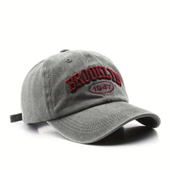 Brooklyn Embroidered Baseball Cap - Unisex