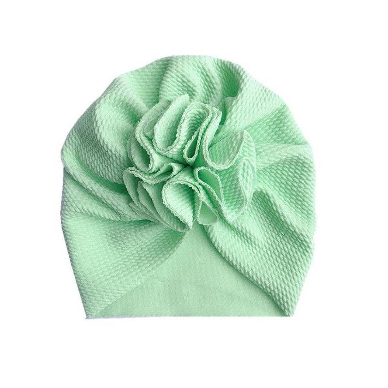 Newborn Infant Flower Beanie Caps Turban For Baby Boys And Girls