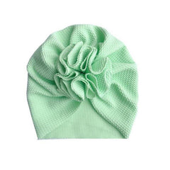 Newborn Infant Flower Beanie Caps Turban For Baby Boys And Girls
