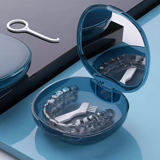 Denture Aligner Case Mouthguard Box Holder False Teeth Storage Container