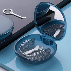 Denture Aligner Case Mouthguard Box Holder False Teeth Storage Container