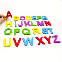 26/52pcs Magnetic Letter Learning Fridge Magnets English Spelling Teaching Aids
