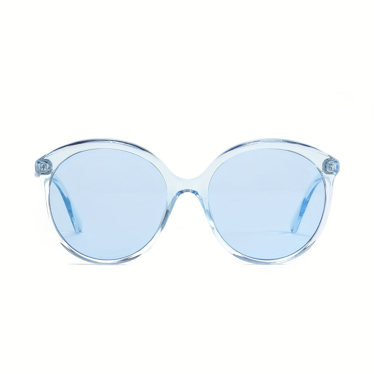 Y2K Round Sunglasses Jelly Frame Anti Glare UV400