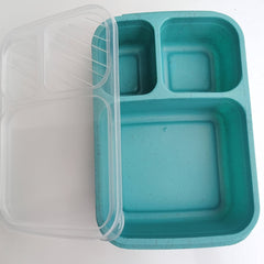 Fresh Keeping Bento Box 3 Grid Lunch Container for Outdoor Camping